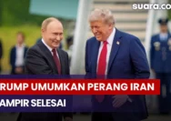 Donald Trump Umumkan Kesepakatan Damai AS-Iran, Perang Berpotensi Berakhir Pekan Ini