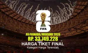 Harga Tiket Piala Dunia 2026 Membuat Penonton Kaget, Final Bisa Lebih dari Rp100 Juta