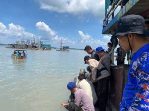 Polres Bangka Barat dan Tim Gabungan Tertibkan Tambang Ilegal di Teluk Kelabat Dalam: 15 PIP Tanpa Izin Ditemukan